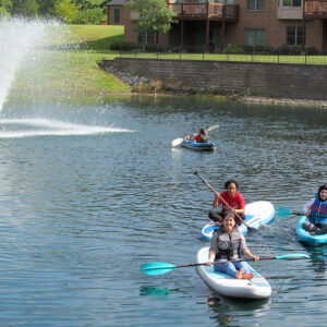 kayaking near the Villas