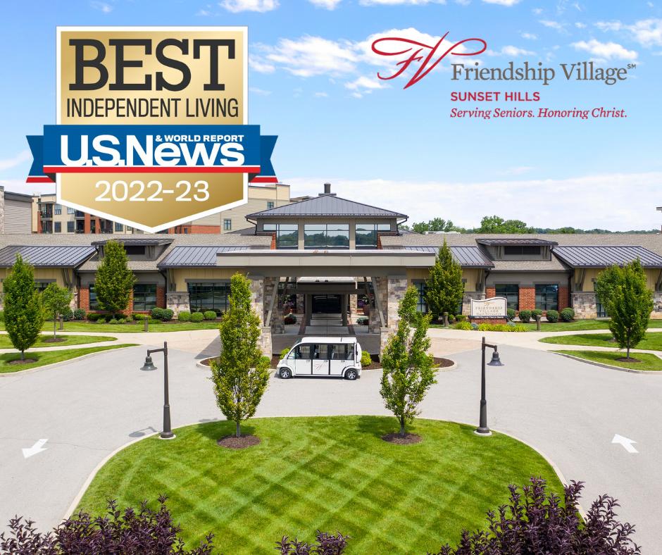 Friendship Village Sunset Hills best independent living award