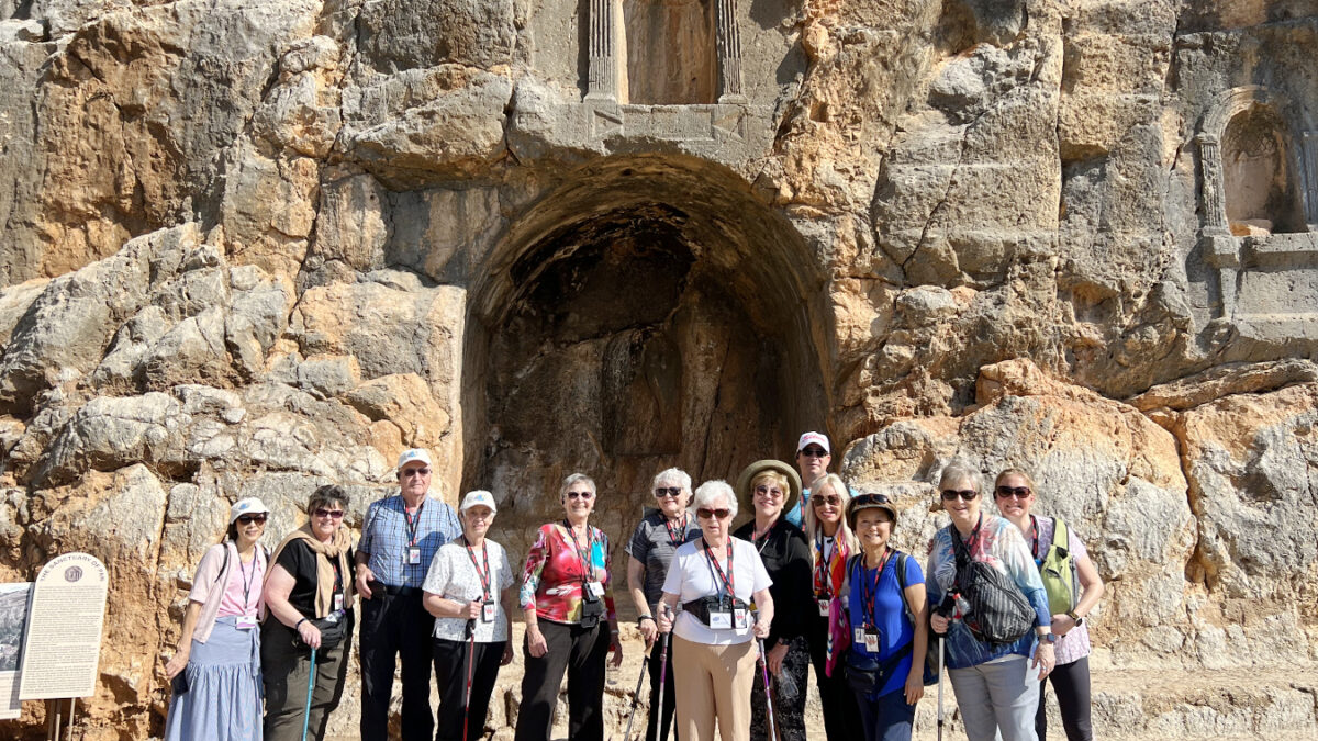 Seniors visiting Israel
