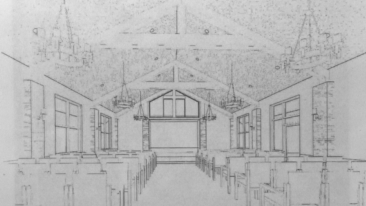 Rendering Chapel to be built FVC reduced size
