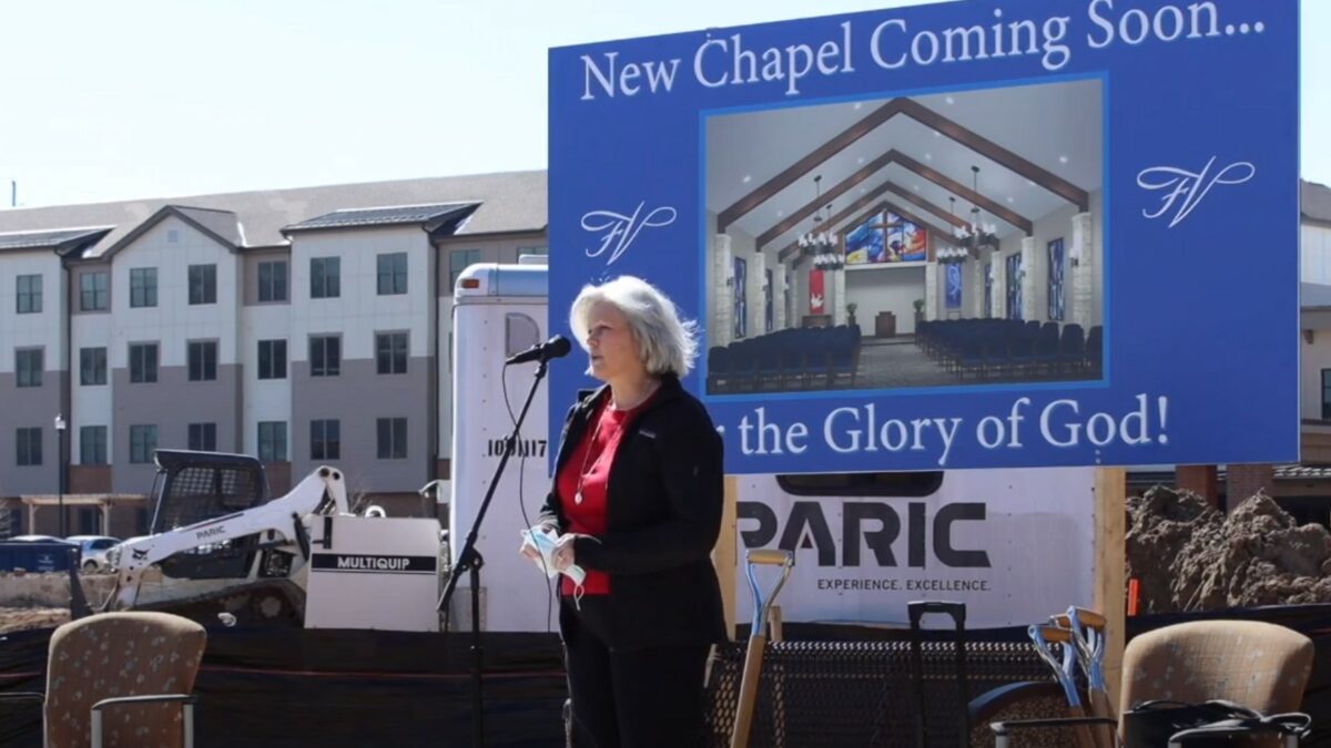 Announcement of new chapel