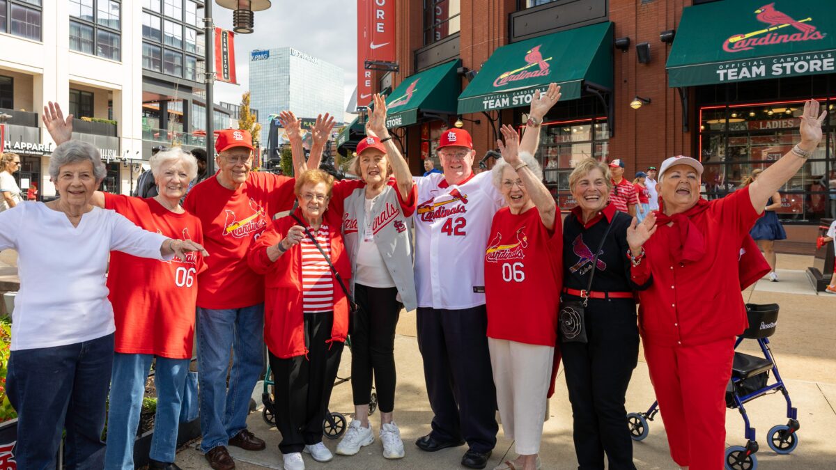 Friendship Village “Senior Moment” at St. Louis Cardinals Baseball Game