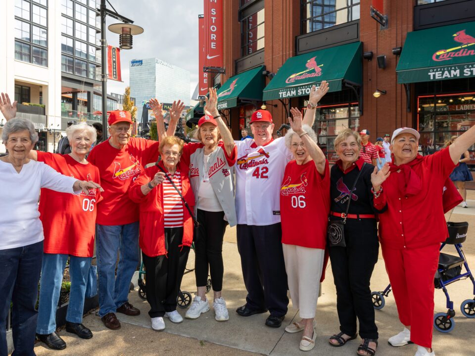 Friendship Village “Senior Moment” at St. Louis Cardinals Baseball Game