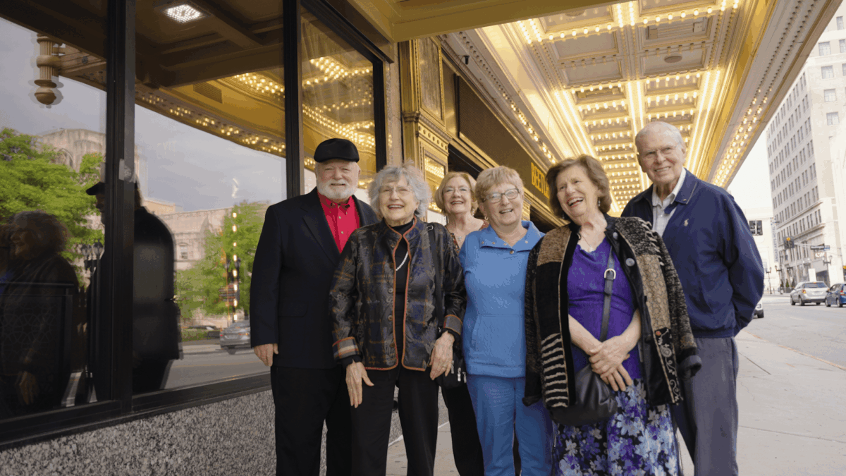 Friendship Village residents enjoying St. Louis Christmas activities