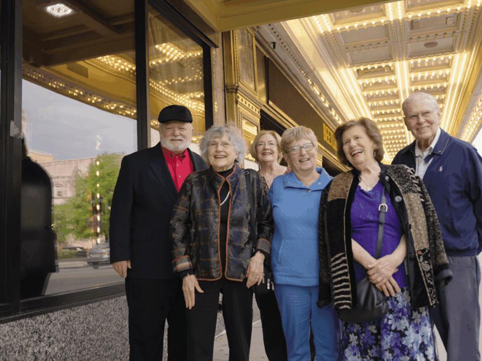 Friendship Village residents enjoying St. Louis Christmas activities